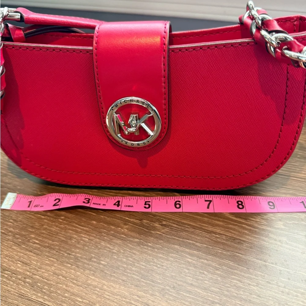 Michael Kors Pink Chain Shoulder Bag - Picture 9 of 9